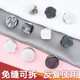 Dixing (DIXING) new shirt anti-exposure buckle, seam-free brooch button, clothing fixed buckle, invisible buckle, hidden buckle, versatile decorative button, nail buckle, 3 flower-shaped white patterns, 1 set of 5 pieces