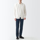Pantalones delgados de mezclilla de mezclilla de mezclilla de hombres de Muji