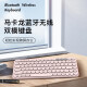 HP (HP) BTK1 Wireless Bluetooth Dual-Mode-Tastatur Tragbares Dünne Office-Tastatur 84-Taste-Laptop-Tastatur für iPad Tablet Tastatur Wireless Bluetooth Dual-Mode [Black]