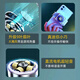 帆睿手机散热器磁吸游戏降温神器半导体制冷散热背夹直播平板适用于苹果黑鲨一加ipad风冷贴片无线充电 【新品-手机散热器-9片扇叶】黑色-充电款
