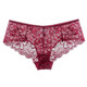 Peitsche Hasen Unterwäsche sexy bequeme hohle Frauen mit niedriger Taille verführerische Spitze Dünne atmungsaktive Slips Bogen 9216nk-grau M (geeignet für Gewicht 95-115jin [Jin gleich 0,5 kg]))