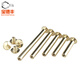 Baodefeng copper-plated mother-in-law rivets, ledger screws, butt locking screws, photo album rivets, recipe mother-in-law nails M5 M4x30 (20 pieces)