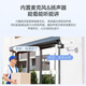 海康威视（HIKVISION）监控摄像头 400万智能补光 POE供电 室外防水内置录音 双向语音对讲 人形检测 DS-IPC-K24HV2-LT 标配+含支架【4mm镜头】 人形侦测|联动声音报警|