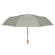 Tri-Pololar Holzgriff Dach falten Vinyl Parasol Handbuch Tri-fach Regenschirm TP7027 Burgund (Handbuch)