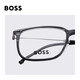雨果博斯（HUGO BOSS）光学眼镜框男女款修饰脸型超轻方框近视眼镜架1484 VQ7 56mm