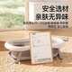 iuu婴儿洗澡盆 可折叠宝宝浴盆大号 洗澡神器躺托浴架新生儿童用品 【北欧灰】单盆 材质：FAD食品级材质检测认证