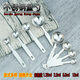 Meikejie integrated stainless steel measuring spoon long handle coffee spoon 1.25/2.5/5/7.5/10/15ml commercial measuring spoon long handle measuring spoon 2.5ml