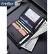 Jinlilai Wallet La billetera genuina de cuero de cuero para hombres Jefe de negocios cortos Cow Whide Hombres 2024 Modelo NUEVO [Estilo One Lychee Fake One Penalty Diez Penalización Diez