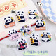 Mengkeduo Inspirational Panda Cartoon Acrylic Puppy Brooch Badge Clothes Bag Pendant Jewelry Pin Accessories Small Gift 6 Pack 6 Mixed Pack