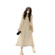 
French-style long-sleeved long-sleeved dress for women in autumn new design high waist slim long skirt light apricot color #1048 S
