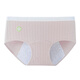 
Top Guagua menstrual period underwear for women leakproof large size high waist pure cotton menstrual period women's hygiene pants 6218 white + cream yellow + oat + taro purple 4 pieces L