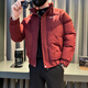 杰逊斯羽绒棉服男冬季潮牌加厚短款棉衣外套2024新款潮流痞帅保暖棉袄子 6625黑色 XL （125-140斤）