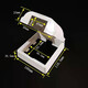 GEIYURIC surface-mounted switch socket waterproof box adhesive outdoor bathroom wire box heightened outdoor transparent splashproof box