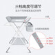 
Aseblarm diaper table baby care table baby diaper table multi-function folding bed massage touch bathing basics - gray storage rack