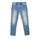 Jack Jones (Jack/Jones) 25-jährige Herren Jeans Herrenkühl und trendy Wasser waschen elastische 901 schlanke kleine Füße Jeans Frühling und sommerdünner Stil Leichtes Denim Blau C40 Cooles Gefühl 31 175 W31/L30