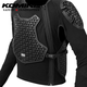 KOMINE SAFETY&INNOVATION越野摩托古风铠甲系列CE2级防摔全网眼高弹通风骑士护甲衣SK-844 黑色 L