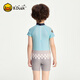 B.Duck little yellow duck infant swimsuit male and female baby one-piece swimsuit children's swimsuit winter hot spring