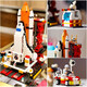 Gudi Children's Building Blocs Assembly Toys Small Pellets Boy Rocket Space Shuttle Model Birthday Toys 6-10-14 Years Space Shuttle Launch Pad 8815 (679 pièces)