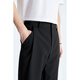 Peacebird Herren Casual Hosen Solid Color Tapered Cropped Hosen, die einfache Männer schwarz 2 (Kegel) l (32) pendeln