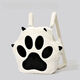 Yu Dingfu Plush Backpack Female Kitten Claw Girly Heart School Bag Large Capacity Student Backpack Cartoon Japanese Soft Girl Pain Bag White