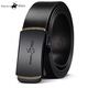 EMRENEWPOLO Paul belt men's genuine leather inner wear automatic buckle Valentine's Day pure belt casual business youth belt hot sale - black - gift box 115cm weight 140 - 160 Jin Jin equals 0.5 kg