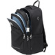 Oxford University Schoolbag Male Middle School Student Schoolbag Female Middle and High School College Student Backpack Reduced Burden Travel Backpack X855B Black