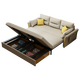 Sofa pliant de salon célèbre urbain lit de trois personnes à double usage de chambres à double usage