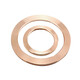 CF ultra-vacuum oxygen-free copper sealing ring CF flange copper gasket sealing ring CF oxygen-free copper sealing ring CF copper gasket metal sealing ring ZEIROU CF35