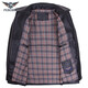 PERCOOL European y americana chaqueta de cuero de cuero de cuero para hombres Lapa de mediana edad de mediana captura de cabezal importada Chaqueta de cuero de cuero de cuero otoño de otoño y invierno de cuero de gran tamaño negro (Top Cower Cow Wase) XL (160Jin [Jin iguala 0.5 kg] -180Jin [Jin equivale a 0.5 kg])))