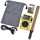 Hanrongda 701 Multifunktionsfunk-Radio-Upgrade-Version Multi-Band-Bluetooth-Plug-in-Karte Kleiner Audiouhr Steuerungsschalter großer Lautsprecher Wüstengelb Standard: Ladekabel + Lanyard + Speichertasche