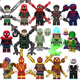 Song Hefan is compatible with Lego Marvel is compatible with Lego Avengers Iron Man Hero Spider-Man assembled Little Boxes [831] The Flash