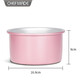 Lernen Sie, Chiffon-Kuchenform Roségold mit 4 Zoll 6 Zoll 8 Zoll 8 Zoll 8-Zoll-Live-Bottom-Backkuchenform 6 Zoll hoch angehobene Live-Bottom-Chiffon-Kuchenform-WK9889