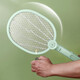 Kangming Electric Mosquito Swatter Repellent Mosquito Repellent Mosquito Repellent Mosquito Repellent Mosquito Swatter Fly Swatter Rechargeable Lithium Battery Large Mesh Mosquito Repellent Mosquito Repellent Mosquito Repellent Mosquito Repellent Mosquito Repellent Mosquito Repellent Dual Use 1800mAh Lithium Batería + repelente de mosquito de luz morada + km-3881