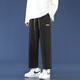 Foss Phil High Street Nine-Cross Jeans Men's Summer Thin Breathable American Trendy Straight Loose Sports and Leisure Pants Fashion Brand 718-K830 Black L [Recommended 130-145Jin [Jin equals 0.5 kg]]