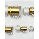 
Aluminum alloy hoop EN14420-3 snap-fitting tower joint shield machine copper head aluminum horse clamp two-half buckle tube clamp DN251 inch aluminum tube clamp DN25*6