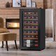 HOMESUN red wine cabinet constant temperature embedded wine cabinet constant temperature wine cabinet home constant temperature and humidity living room constant temperature wine cabinet small cigar cabinet tobacco and wine tea cabinet 28-pack constant temperature (40% customer choice) 28 bottles