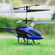 Wire-touching airplane remote control helicopter not to be broken primary school student airplane toy boy helicopter children 3 upgrade fifth generation - remote control helicopter - Lotus blue