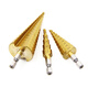 Hasdick hexagonal shank straight groove step drill pagoda drill step drill reaming drill bit GY-14 15 steps 4-32mm