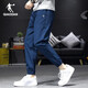 Jordan Sporthose Herrenhosen Frühling und Sommer dünne gewebte Schnellrockshosen Herrenfitness Casual Hohosers Hosen 1390r Dark Grey-Serie 2 m