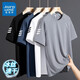 Camiseta de manga corta de cuello de polo judío para deportes de verano para hombres con una camiseta delgada de moda hepg-js-677 negro 3xl