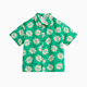 MQD (MQD) MQD children's clothing boys summer printed shirt green fruit pattern trendy full version short-sleeved shirt forest green 140