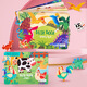 
Jingshu Early Education Velcro 1 Children 2-3 Years Old Baby Montessori cognition One-year-old baby tearing puzzle toys XHN-Jingshu Life