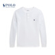 Polo Ralph Lauren 拉夫劳伦 男童 经典款棉质平纹针织亨利衫RL41762 100-白色 90 (2)