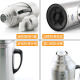 Youjia Dingsheng Series 3.2L Stainless Steel Thermos Bottle Thermos Bottle Thermos Boiling Water Bottle Thermos Large Capacity 3.2L Stainless Steel Natural Color ZS-9802