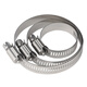 Jinggong (JINGGONG) 304 stainless steel pipe clamp hose clamp water pipe clamp fixed pipe clamp pipe clamp buckle cable fixed clamp inner diameter 8-12 width 8 thickness 0.6 10 pieces
