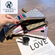Cool Kangaroo Clutch Bag for Women 2025 New Fashion Mobile Bag Simple Large Capacity Wallet Soft Leather Hand Grab Envelope Trend Dark Gray Larger More Than A5/Wire Strap