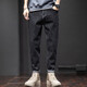 Guqian (Guqian) Jeans pour hommes Stretch Nine Point's Trend's Men's Style Summer Summer Light Color Slim Adting Pantal