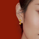 Lukfook Jewelry Pure Gold Four Seasons Flowers Bloom Love Wedding Gold Earrings Earrings Price Approximately 2.67g