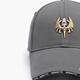MONAITTE hat men's autumn new trendy outdoor peaked cap big head fashion sports hard top four-season sun protection hat baseball gray (four seasons) regular size (54-60CM)