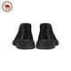 Camel Business Casual Men's Leather Shoes Soft Cowhide Warm, Shock Absorbing, Non-Slip and Wear-Resistant P14W155621 Black 41